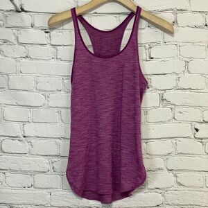 Lululemon What the Sport Singlet Racerback Tank Top‎ Size 4 Heathered Regal Plum